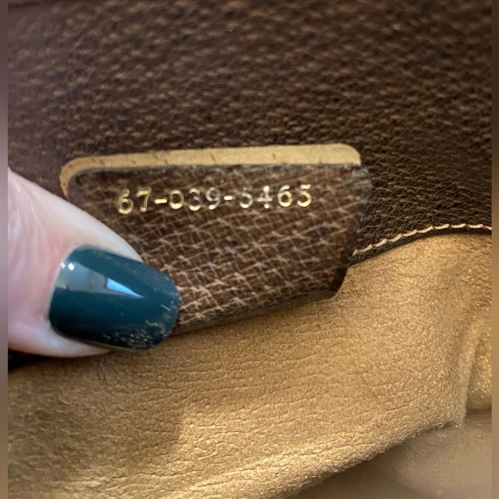 Gucci Brown Monogram Clutch - Picture 8 of 8